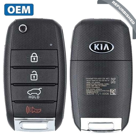 KIA OEM:REF2017-2019 Niro / 4-Button Flip Key / PN95430-G5010 / SY5JFRGE04 (DE 4BT) RFK-KIA084